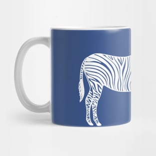 Zebra - I'm Alive! - meaningful wildlife design Mug